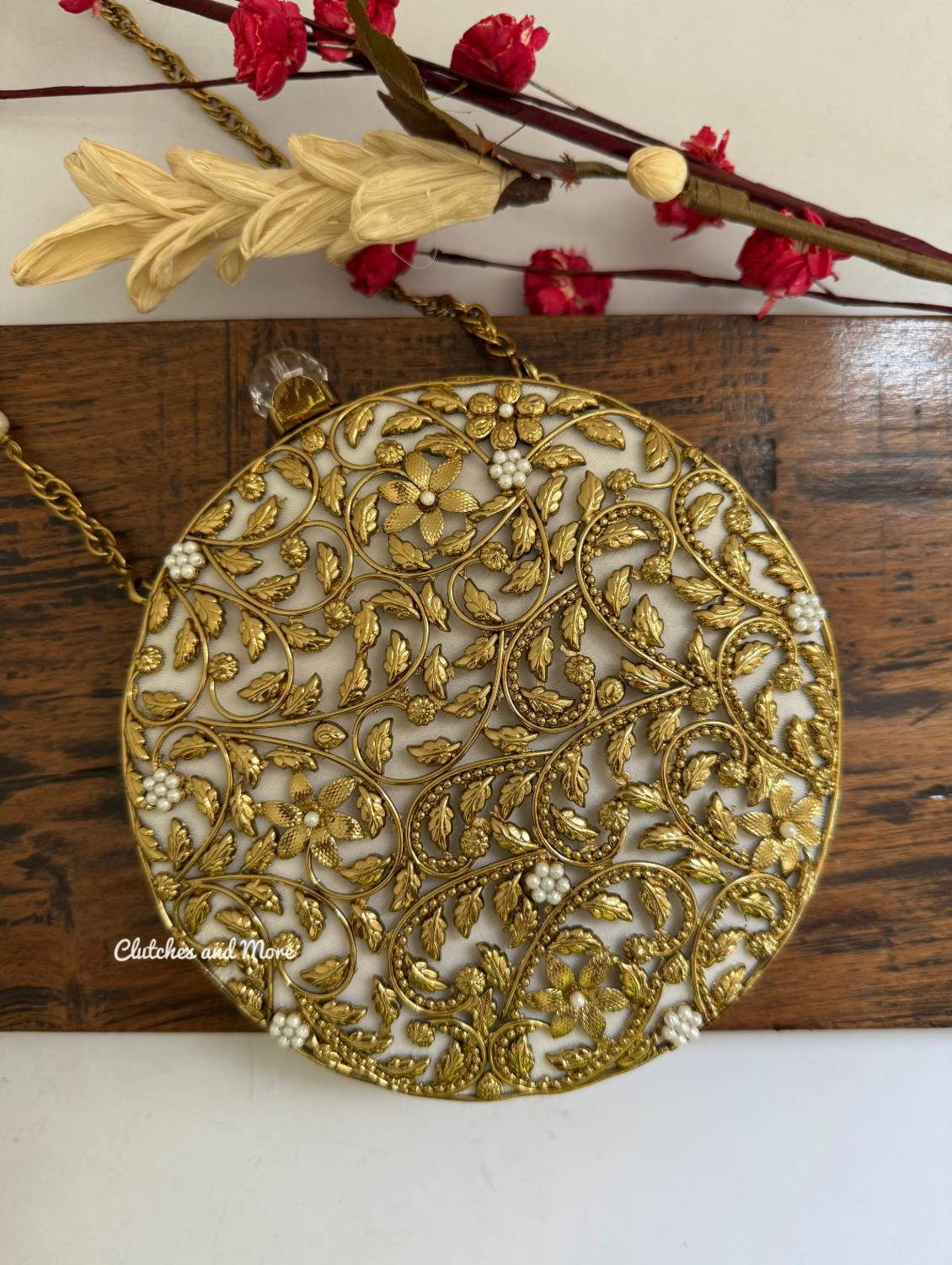 Anaira Mother of pearl Luxury Clutch