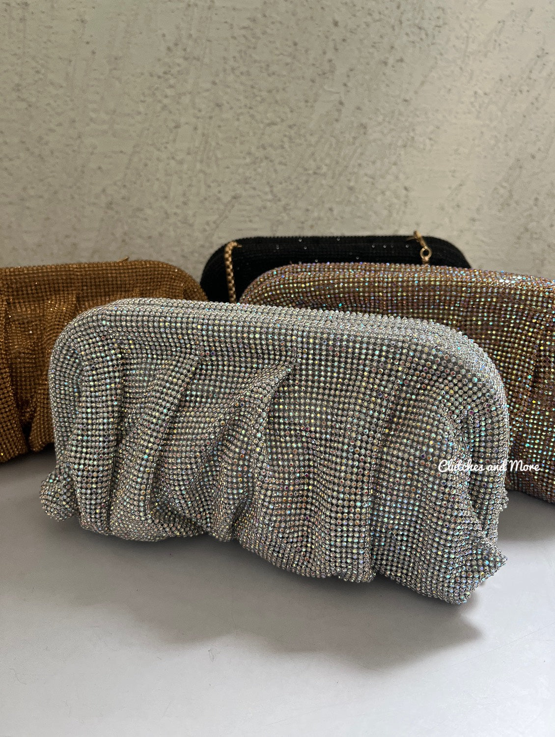 Viral Rhinestone Luxury Bag Silver