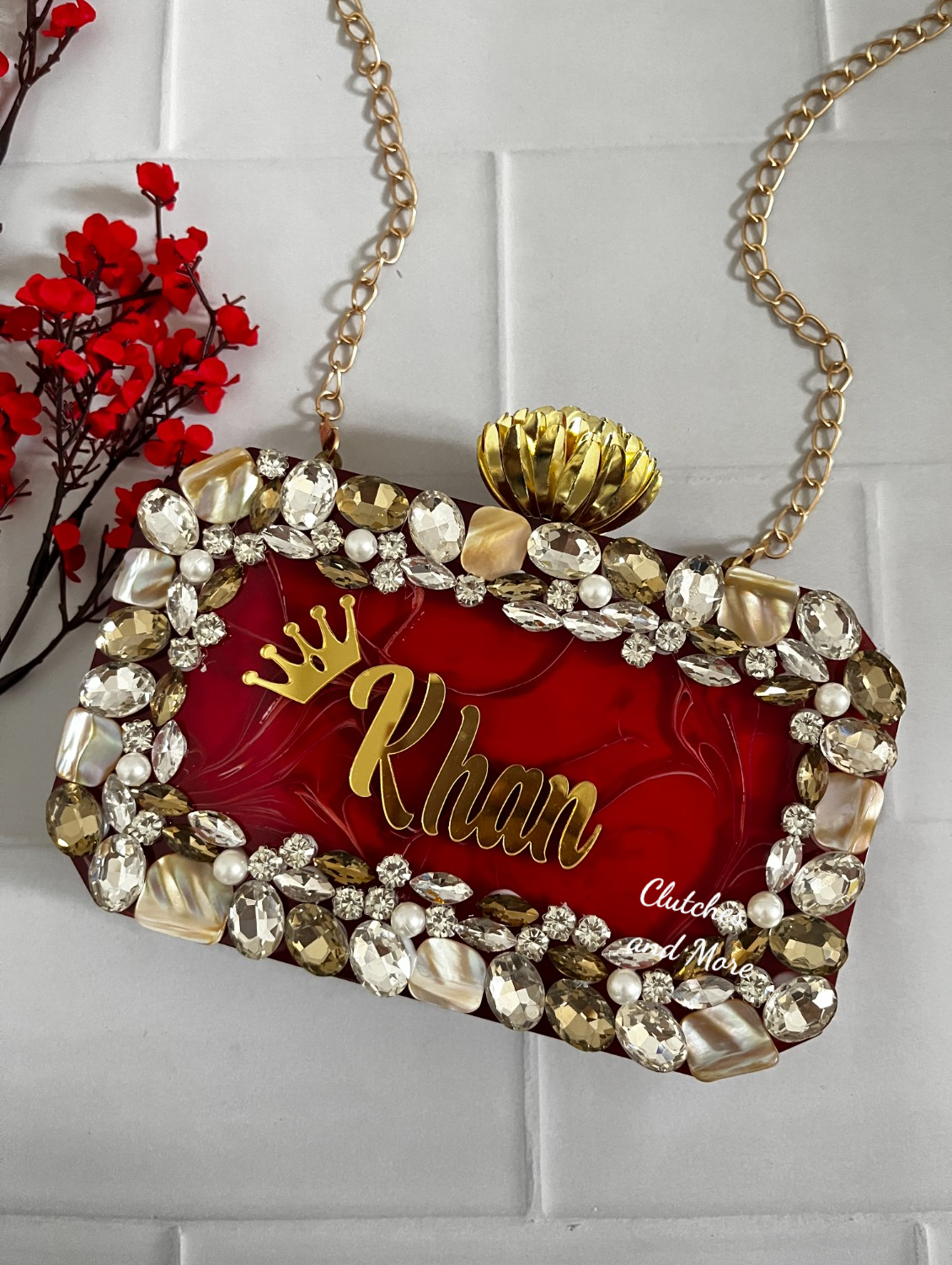 Dreamy Name Clutch Red Clutches and More