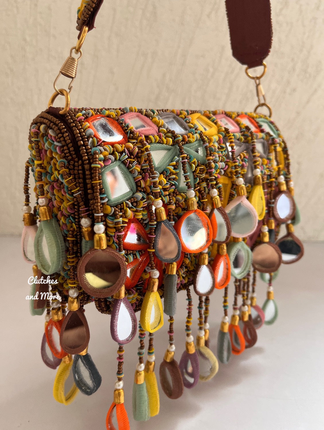 Mirror Flap Bag Multicolored (Copper Base)