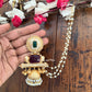 Ruhani Earrings Maroon Green