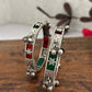 Silver Bangles (Set of 2)