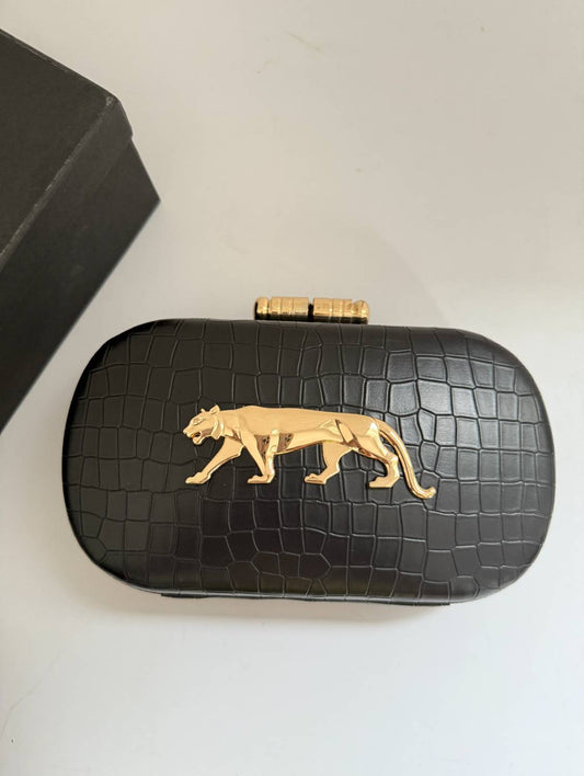 Sabya Black Croco Textured