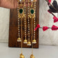 Inaaya Drop Earrings Green