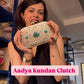 Aadya Kundan Mother of pearl luxury clutch