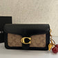 Black Beige bag with cherry charm