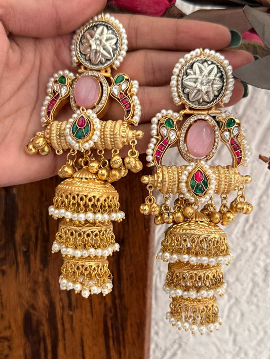 Ruhani Jhumka Pink