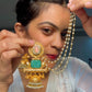 Ruhani Earrings Mint Green Pink