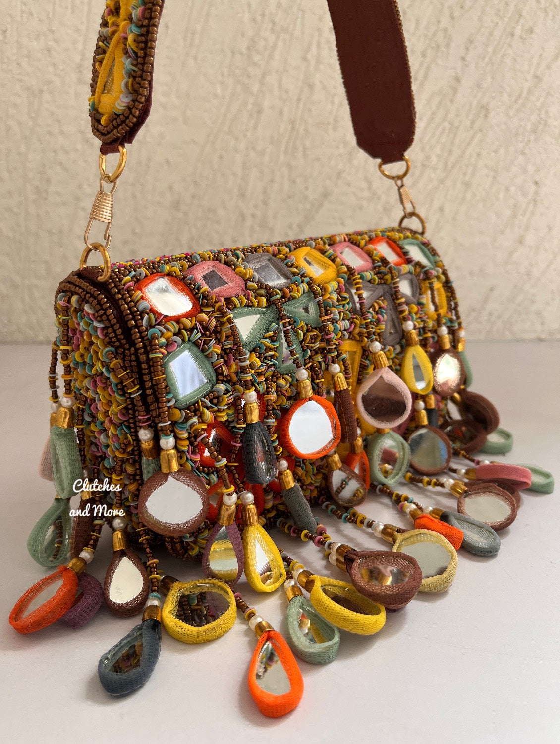 Mirror Flap Bag Multicolored (Copper Base)