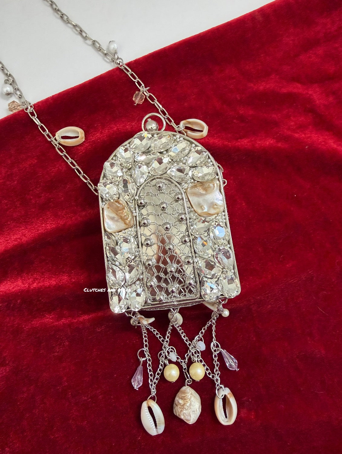 Brass Mother of pearl for wedding India - Clutches and more