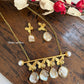 Butterfly Pearl Neckpiece with Earrings