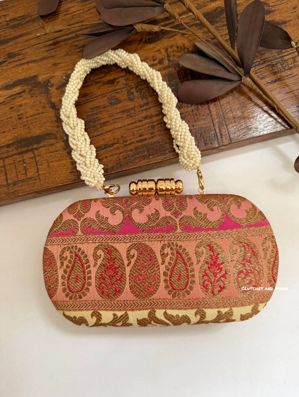 Adaa Banarsi Clutch Multicolored