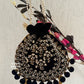 Black Ball Tassles Potli