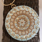 Chakra Light Blue Round Clutch