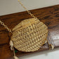 Noor Brass Mini Gold Clutch