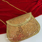 Mirror Brass Clutch Gold