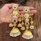 Haniya Gold Kashmiri Jhumka