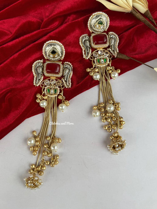 Gul Silver Gold Earrings