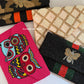 Criss Cross Pearl Envelope Bag