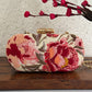 Poppy Floral Capsule Clutch Ivory Base