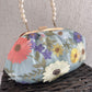 Garden of Flowers Batua Bag Light Blue