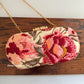 Poppy Floral Capsule Clutch Ivory Base