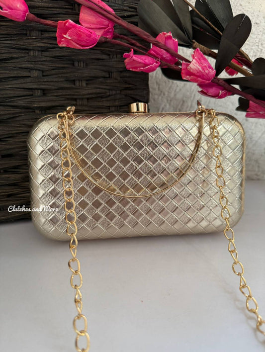 Metallic Sheen Sling Light Gold