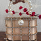 Cage Bucket Bag Gold