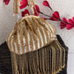 Gold Crystal Batua Bag