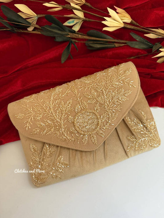 Eden Envelope Bag Light Gold