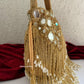 Mayra Premium Mirror Potli Gold