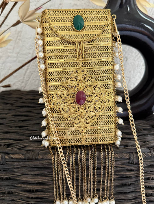 Brass Mobile Sling Gold
