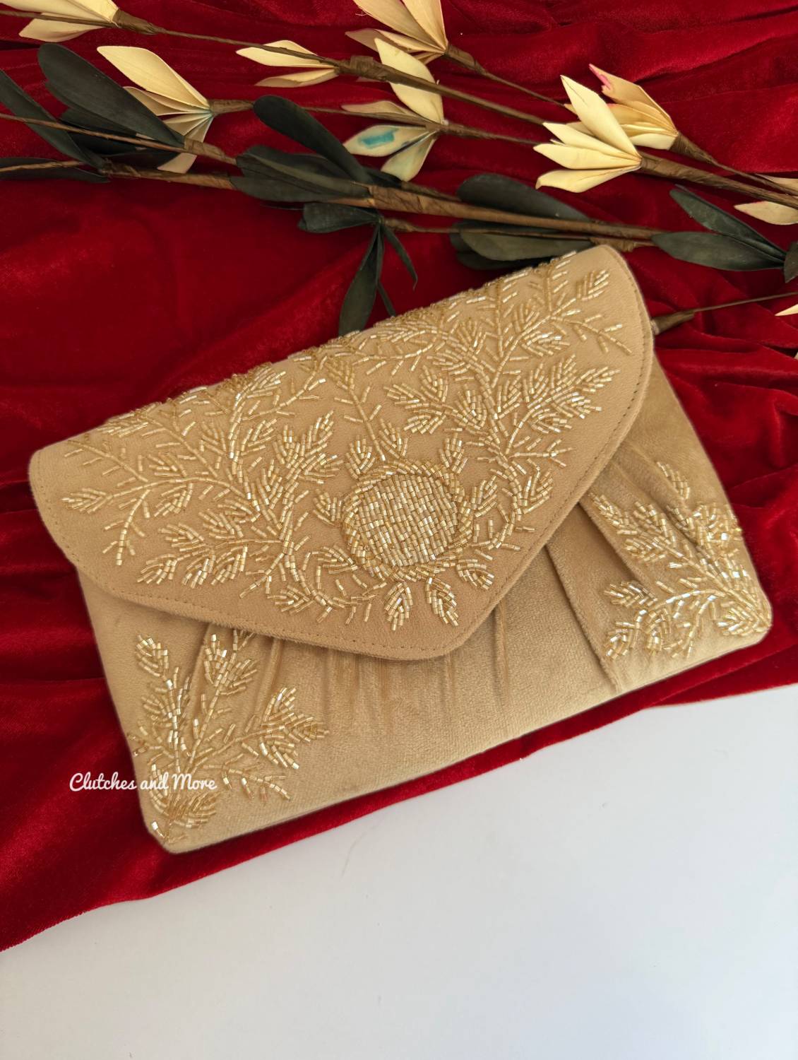 Eden Envelope Bag Light Gold