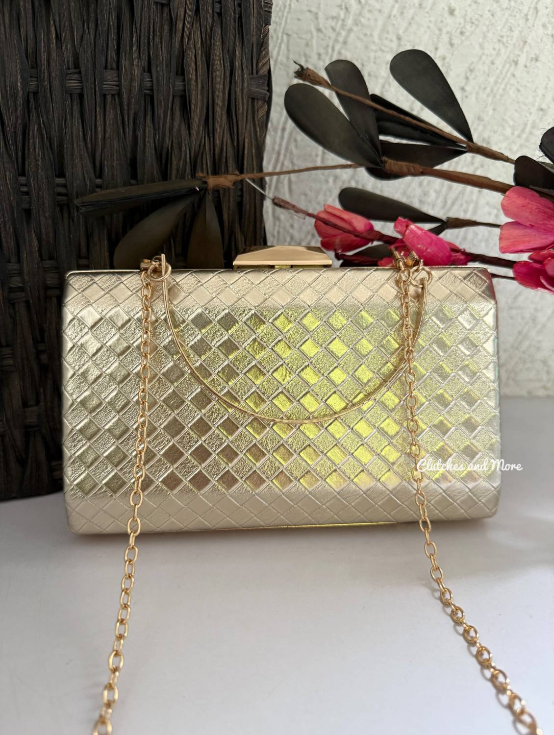 Metallic Sheen Sling Light Gold