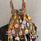 Manya Mirror Tassel Potli Multicoloured (Gold base)