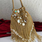 Mayra Premium Mirror Potli Gold