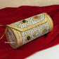 Sejal Cylindrical Boho Brass clutch