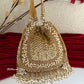 Jhalak Gold White Potli