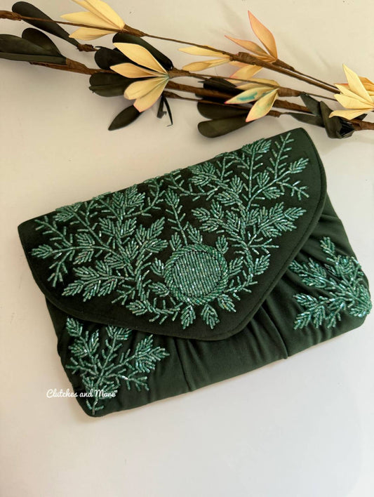 Eden Envelope Bag Green