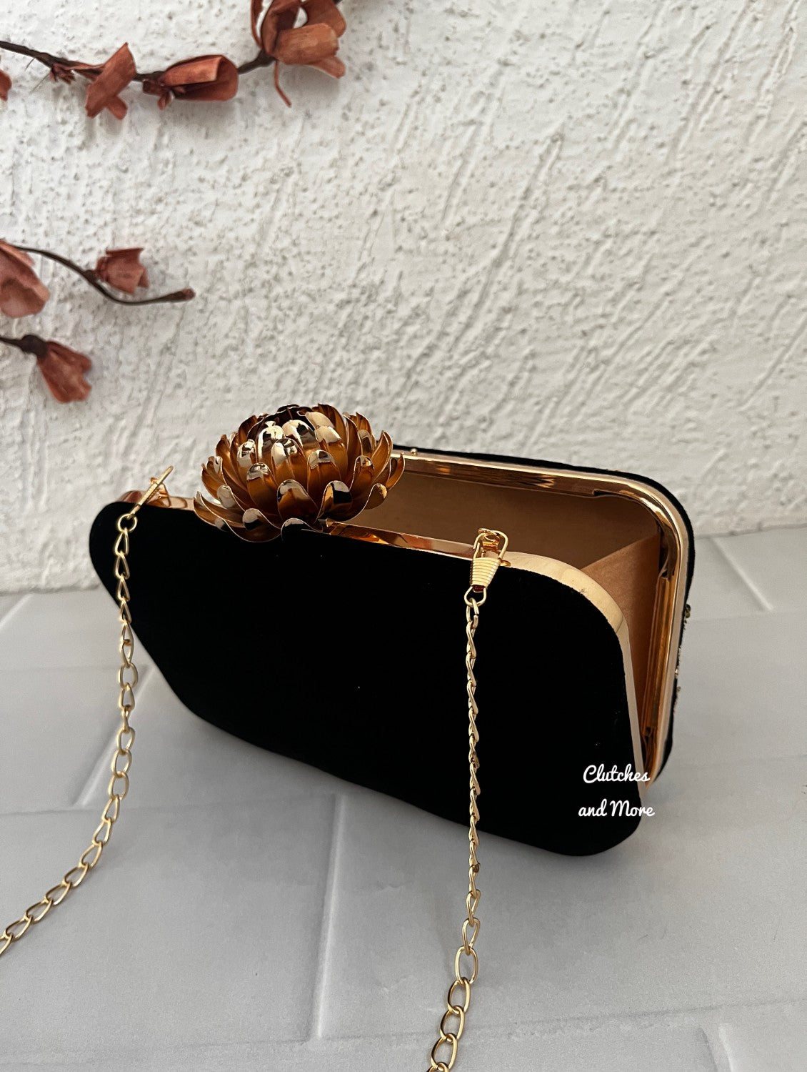 Black Ethnic Clutch