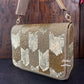 Gold Sequence Flap Bag