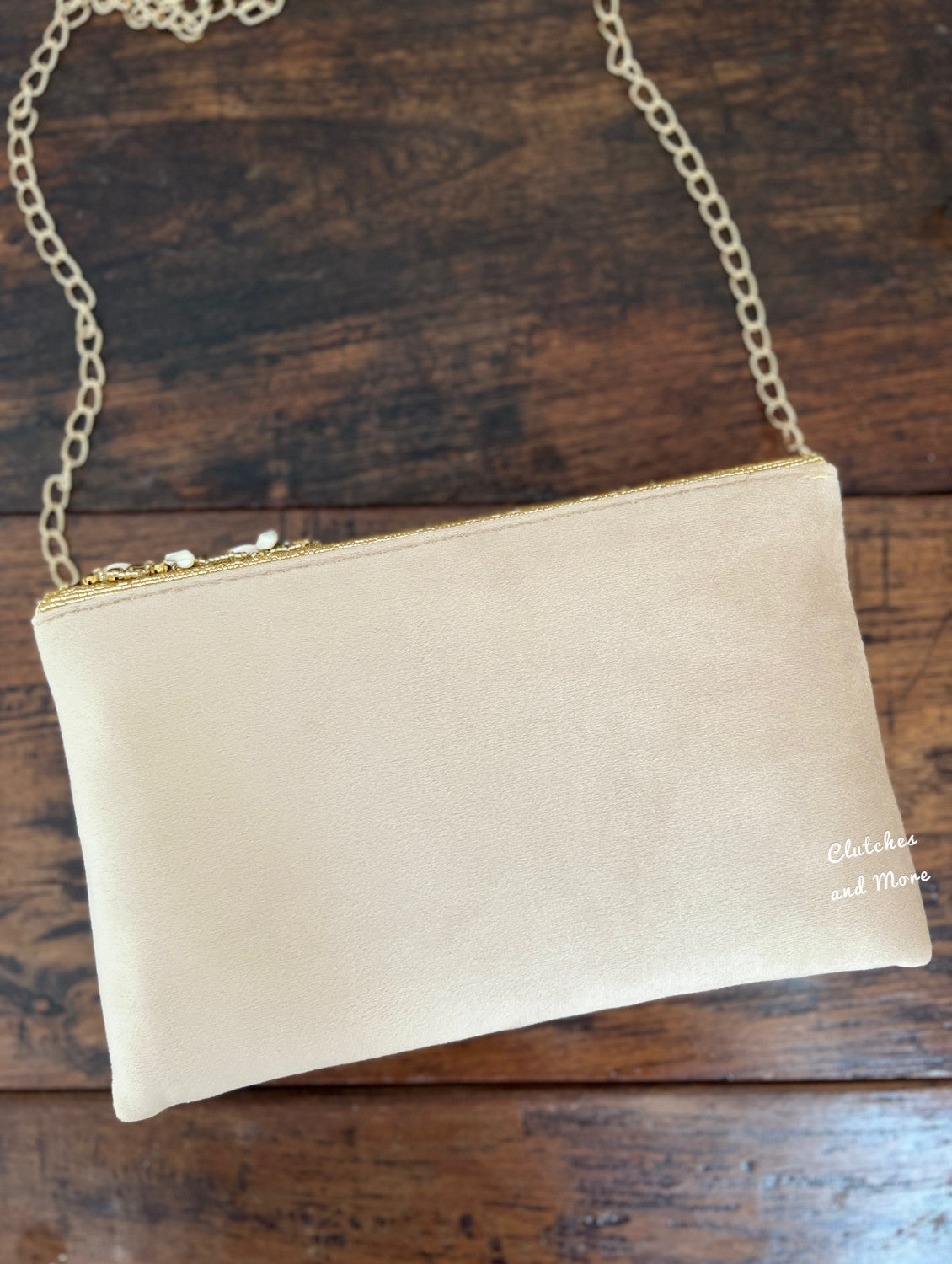 Light Gold Shell Envelope Bag