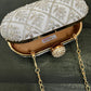 White Capsule Clutch