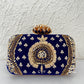 Blue Ethnic Clutch