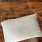 Silver Shell Envelope Bag