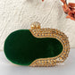 Green Capsule Diamond clutch