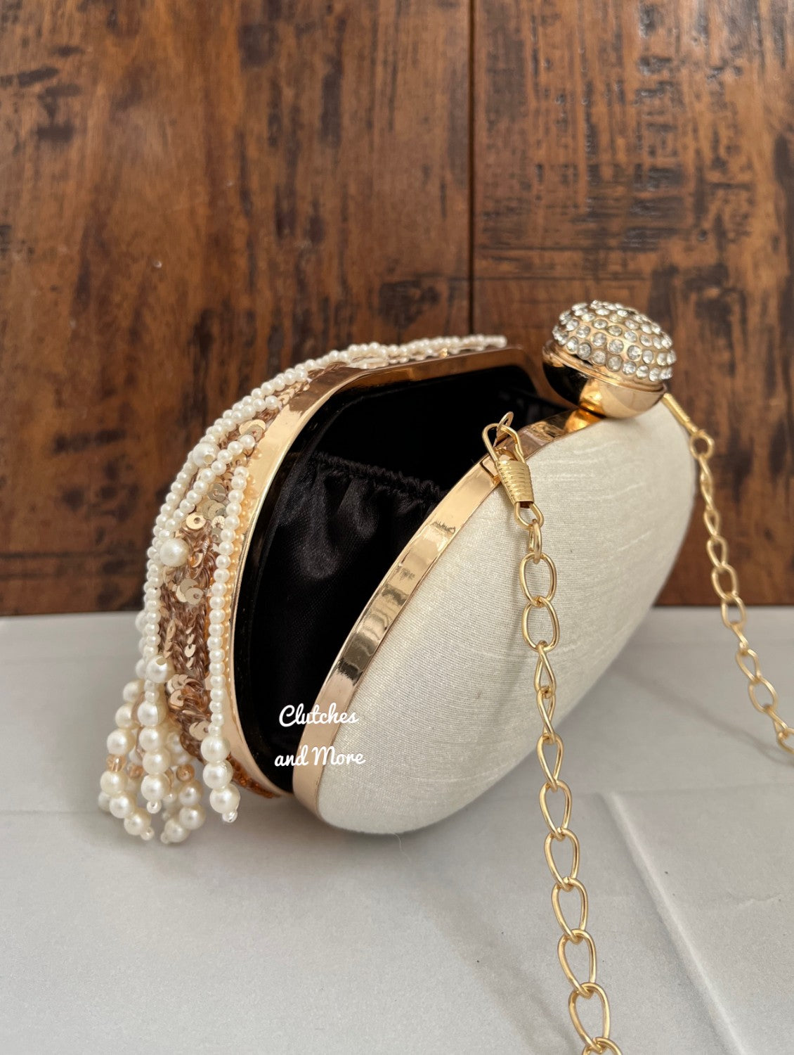 Capsule style Golden clutch