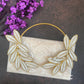 White Leaf Resin Clutch