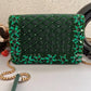 Green Galore Box Clutch