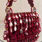 Mirror Flap Bag Maroon